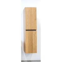 Saniclass Holz Hoge Kast - 160cm - 2 deuren - greeploos - eiken SW773964
