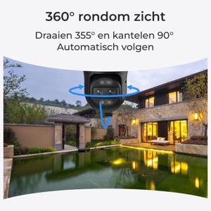 Reolink TrackMix Series TrackMix-serie P760 - 4K-buitencamera, dubbele weergave, automatische zoom-tracking, PoE-verbinding, nachtzicht in kleur