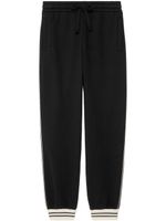 Gucci Interlocking G cotton track pants - Noir