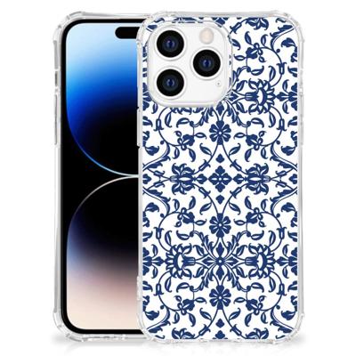 Apple iPhone 14 Pro Max Case Flower Blue Apple iPhone 14 Pro Max Case Flower Blue