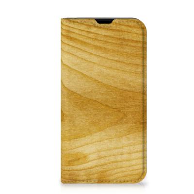 iPhone 13 Mini Book | Wallet Case | Licht Hout