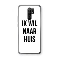 Ik wil naar huis: Xiaomi Redmi 9 Transparant Hoesje