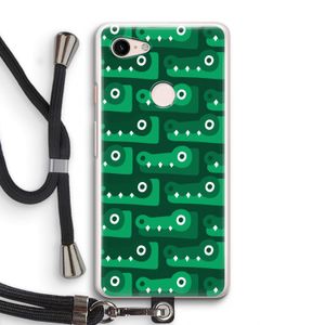Crocs: Pixel 3 Transparant Hoesje met koord