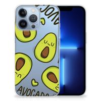 Apple iPhone 13 Pro Telefoonhoesje met Naam Avocado Singing