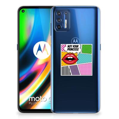 Motorola Moto G9 Plus | Sillicone Back Cover | Popart Princess Motorola Moto G9 Plus | Sillicone Back Cover | Popart Princess