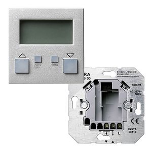 Gira Jaloezieschakelaar electronisch easy aluminium
