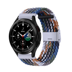 Braided nylon bandje - Multicolor Dark - Samsung Galaxy Watch 4 Classic - 42mm / 46mm