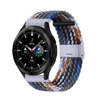 Braided nylon bandje - Multicolor Dark - Samsung Galaxy Watch 4 Classic - 42mm / 46mm