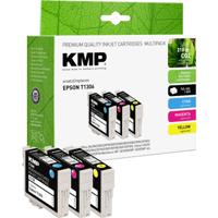 KMP Inktcartridge vervangt Epson T1302, T1303, T1304 Compatibel Combipack Cyaan, Magenta, Geel E130V 1618,4050
