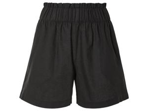 esmara Linnen dames shorts (42, Zwart)