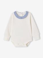 Personaliseerbare ENVIE DE FRAISE meegroeiromper voor baby's ecru