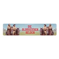 Bud Spencer & Terence Hill Tin Sign Die glorreichen Helden 46 x 10 cm