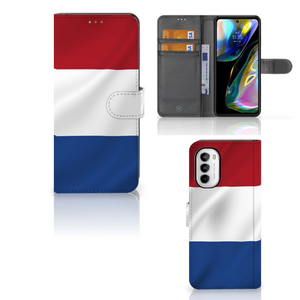 Motorola Moto G52 | Moto G82 Bookstyle Case Nederlandse Vlag