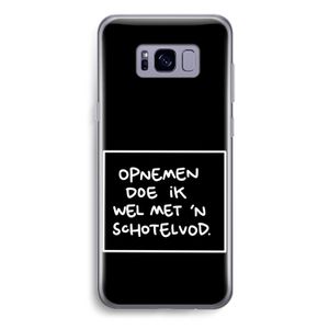 Schotelvod: Samsung Galaxy S8 Plus Transparant Hoesje