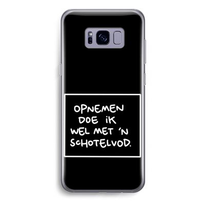 Schotelvod: Samsung Galaxy S8 Plus Transparant Hoesje