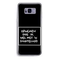 Schotelvod: Samsung Galaxy S8 Plus Transparant Hoesje