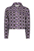 B.Nosy Meisjes blouse kort - Retro AOP