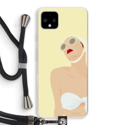 Summer: Pixel 4 XL Transparant Hoesje met koord