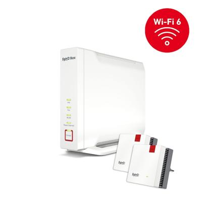 AVM FRITZ!Mesh Set 4060 + 1200 AX Edition Expert Mesh router Wit
