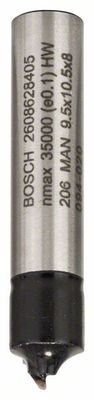 Bosch Accessoires Kwartrondprofielfrezen 8 mm, R1 3,2 mm, D 9,5 mm, L 10,5 mm, G 41 mm 1st - 2608628405