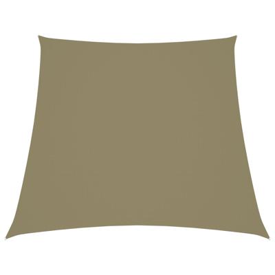 VidaXL Zonnescherm trapezium 3/4x3 m oxford stof beige