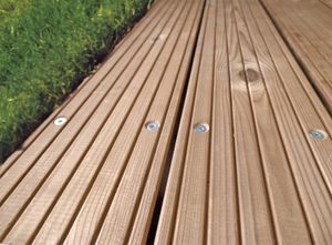 Vlonderplank Thermo Grenen | V-groeven | 26 x 115 mm | 330 cm