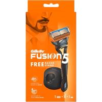 Gillette Gillette Fusion5 Razor met 1 scheermesje en gratis houder Gillette Gillette Fusion5 Razor met 1 scheermesje en gratis houder