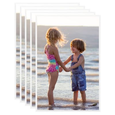 VidaXL Fotolijsten 5 st voor wand of tafel 70x90 cm mdf wit