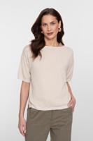 Geisha Pullover Lurex S/sl 64089-70 Trui Korte Mouw 720 Sand/gold