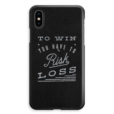 Risk loss: iPhone XS Max Volledig Geprint Hoesje