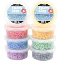 Foam Clay Large 8 doosjes 20gr Diverse kleuren