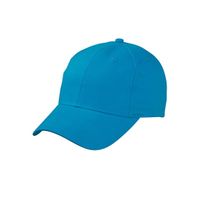 Baseball cap 6-panel turquoise voor volwassenen - thumbnail