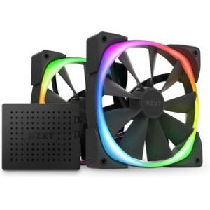 NZXT Aer RGB 2 - 140mm Twin & Controller - Black Edition
