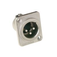 Amphenol AC3MMDZ 3 Polige XLR Chassisdeel | Female | Type D