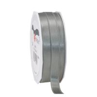 Cadeaulint/sierlint Satijn - 1 cm x 25 meter - donker grijs - cadeaus inpakken - decoratie