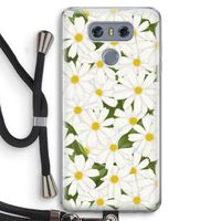 Summer Daisies: LG G6 Transparant Hoesje met koord