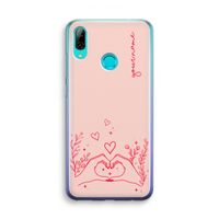 Love is in the air: Huawei P Smart (2019) Transparant Hoesje