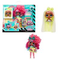 LOL Surprise Tweens Surprise Swap Fashion Doll - Curls-2- Crimps Cora - 1 Tweens-pop 17 cm, 1 mini-stylinghoofd en accessoires