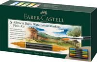 Faber Castell FC-160309 WK25Aquarel Marker FC AlbrechtDürer 5 Stuks Plein Air