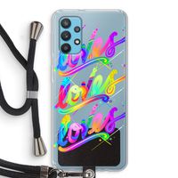 Loves: Samsung Galaxy A32 4G Transparant Hoesje met koord