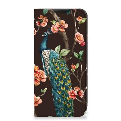 Samsung Galaxy Xcover 6 Pro | Hoesje maken | Pauw met Bloemen
