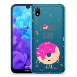 Huawei Y5 (2019) Siliconen Case Donut Roze