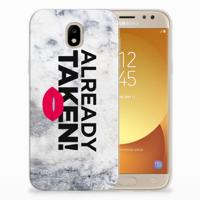 Samsung Galaxy J5 2017 | Siliconen hoesje | met naam Already Taken White