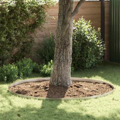 Tuin Grasperkafwerking Zilver 450 x 10 cm Roestvrij staal