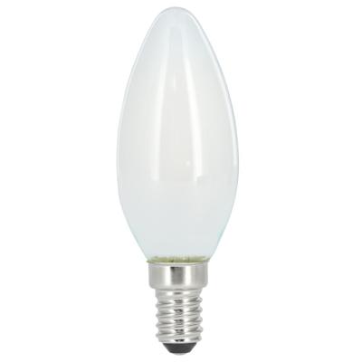 Xavax LED-Gloeidraad Kaarslamp Dimbaar E14 470lm Mat Warm Wit