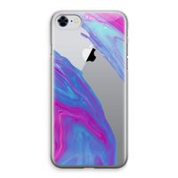 Zweverige regenboog: iPhone 8 Transparant Hoesje