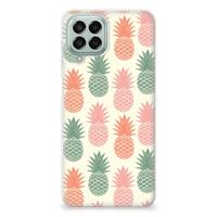 Samsung Galaxy M33 | Siliconen Case | Ananas