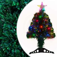 VidaXL Kerstboom met led en standaard 64 cm glasvezel VidaXL Kerstboom met led en standaard 64 cm glasvezel
