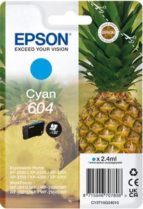 Epson 604 inktcartridge 1 stuk(s) Origineel Normaal rendement Cyaan