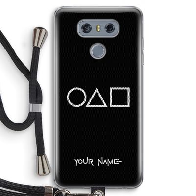 Squid Game: LG G6 Transparant Hoesje met koord